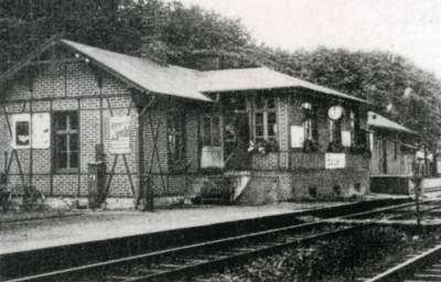 Alter Bahnhof Buldern vor dem 2. Weltkrieg