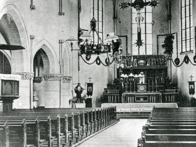 Neue Kirche Buldern - Hochaltar um 1910