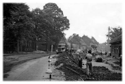 Fahrtrichtung Dülmen - Ehrenmal links