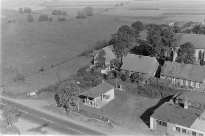 Tankstelle an der Weseler Straße gegenüber dem heutigen Aldi