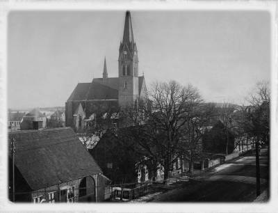 Hier befindet sich heute ein 